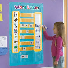 First Grade Fever Word Ladders Pocket Chart Style