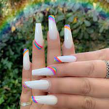 We did not find results for: Tlnailz Inspired Nailbyvan82 To Recreate This Rainbow Nail Look Unas Postizas De Gel Unas De Gel Bonitas Unas Acrilicas Blancas