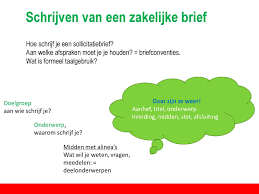 Schrijven Van Een Zakelijke Brief Ppt Download