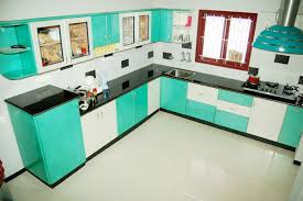 elegant modular kitchen small size