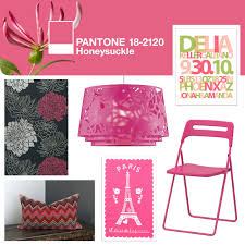 It has a hue value of 344° indicating that this is a warm color. 2011 Pantone Color Of The Year Honeysuckle At Home With Kim Vallee
