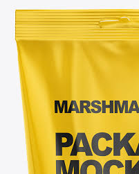 Download Matte Snack Bag Tape Mockup Free Mockups Psd Template Design Assets