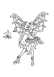 The winx club characters are one of the cutest and most stylish fairies in the fairy land! Winx Fairy Coloring Pages Print Or Download A Set Of 150 Pieces For Free Razukraski Com