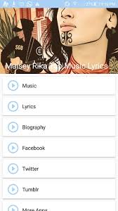 maisey rika top music and lyrics for