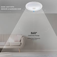 Honwell motion sensor light indoor ceiling light wireless motion sensor light battery powered led warm white light for closet cabinet kitchen oeegoo upgrade microwave led motion sensor ceiling light with remote, 18w 1800lm 5000k adjustable indoor round motion activated led. Led Ceiling Light White With Motion Sensor 12w 800 Lumen 6400k Ip20