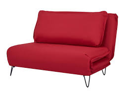 Comodissimo divano letto a ribalta dalle linee contemporanee per un prodotto di altissima qualità il cui design esprime al meglio un'eccellente versatilita'. Divano Letto 2p Ribalta Senza Meccanismi Tessuto Rosso Loof