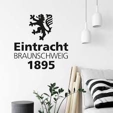 Burgplatz mit dem braunschweiger löwen. Wandtattoo Eintracht Braunschweig Lowe Trenddeko Ch