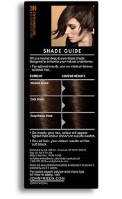Hair color is so multifaceted that it's impossible to settle on one single shade. Brown Black Hair Color 3n John Frieda