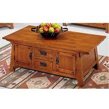Crafted of durable engineered wood, this piece is finished in rustic brown and has a lower shelf. 26 Mission Coffee Table Ideas Coffee Table Mission Furniture Craftsman Furniture