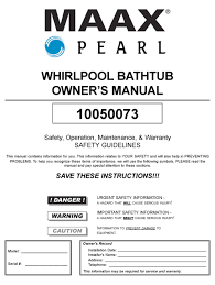 We also have everything you need. Pearl Baths 10050073 Owner S Manual Pdf Download Manualslib