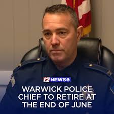 Warwick Police Chief Bradford Connor will be retiring at the end of next  month, Mayor Frank Picozzi announced