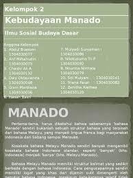 Ingin tahu lebih lanjut rumus serta tata cara. Kebudayaan Manado