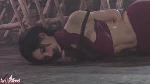 Ashley Tickles Adas Foot (Tied Up BDSM) [AviTickleME]