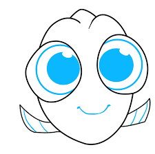 Finding dory, dory & nemo. How To Draw Baby Dory From Finding Dory Really Easy Drawing Tutorial