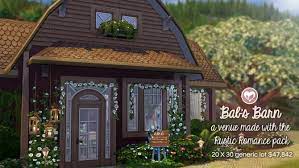 Candle chair decor dress hair lights objects ring shoes shorts sims 4 suit table the plumbob tea society veil. Bab S Barn Rustic Romance Stuff Pack Build At The Plumbob Tea Society Sims 4 Updates