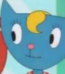 Katy kat (ケイティ・キャット keiti katto) is a blue cat with a very energetic personality. Katy Kat Voices Parappa The Rapper Behind The Voice Actors
