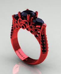 Different Gothic Wedding Rings Unique Gothic Wedding Rings Lauriebrown Net Gothic Wedding Rings Black Gold Jewelry Black Diamond Solitaire