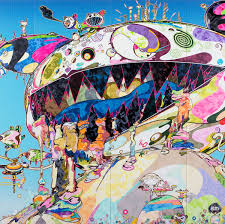 The cover art for kanye's 2007 album 'graduaton' was designed by japanese contemporary artist takashi murakami and sees his mascot dropout bear being fired into space. Kanye West S Graduation Artist Has A New Art Show In Paris