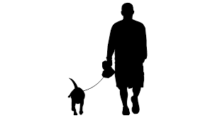 Images For Girl Walking Dog Silhouette Silhouette Silhouette Man Dog Silhouette