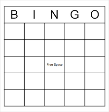 Free 8 Blank Bingo Samples In Pdf Word