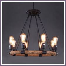 Round white ceiling light with sensor for outdoor use. Industrial Vintage 2 Tier Chandelier Hemp Rope Round Ceiling Light Pendant Lamp Chandeliers Ceiling Fixtures Home Garden Worldenergy Ae