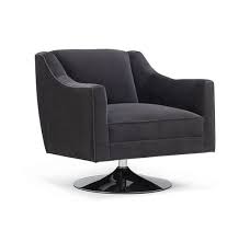Cara Swivel Chair Swivel Capability Is Appealing But Sorta Looks Like It S Missing Something Swivel Chair Upholstered Swivel Chairs Leather Swivel Chair