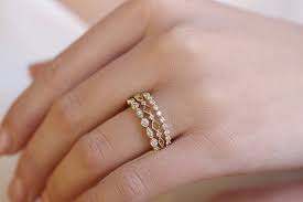 Diamond Ring Pave Gold Band Dainty Diamond Ring Gifts For Her Simple Diamond Ring Delicate Stacki Simple Diamond Ring Dainty Diamond Ring Delicate Diamond Ring