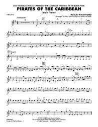 Pirates Of The Caribbean Main Theme Violin 1 Clarinet Sheet Music Flute Sheet Music Violin Sheet Music