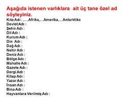 Ad Isim Cesitleri Ppt Video Online Indir