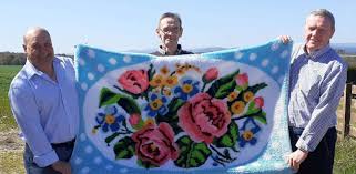 Improving mental health can improve your physcial health and mood. Picture Tapestry Created By Easter Ross Man To Help Mental Health Charity Is Presented To New Owners