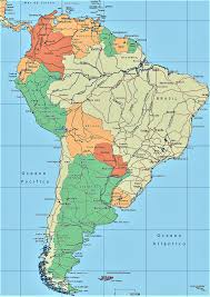 The conmebol sudamericana, named as copa sudamericana is an annual international club football competition organized by conmebol since 2002. Mapa America Del Sur Mapas De Sudamerica Suramerica