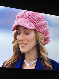 I want to crochet this hat : r/sexandthecity