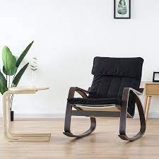 Shop all living room collections; Comfortable Relax Wood Adult Rocking Chair Armchair Black Brown Finish Living Room Furniture Modern Recliner Rocker Chair Wooden Living Room Chairs Aliexpress