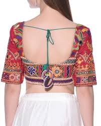 Looking for blouse neck designs? Traditional Embroidery Blouses Designs Which Are A Hit This Wedding Season