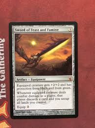 Sometimes the hero, even though mortal, was somehow related to the gods. Sword Of Feast And Famine Mirrodin Besieged Magician Proxyking 8 0 Vip The Proxy Cards To Gathering Every Single Mg Card Buy At The Price Of 2 50 In Aliexpress Com Imall Com
