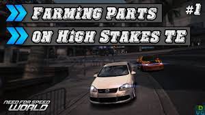 Need For Speed World 1 Farming Parts On High Stakes Team Escape Youtube