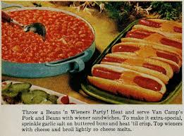 Meanwhile, put the beans in a large casserole dish or pan. 4 Ways To Enjoy Franks And Beans 1961 Click Americana