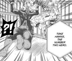 I think i'm gonna take a break from hero work. Every Manga Panel Of Hawks
