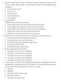 Maybe you would like to learn more about one of these? Manusa Kertajati Majalengka Kumpulan Soal Latihan Pilihan Ganda Dan Esay Mata Pelajaran Fiqih Kelas Xi Sebelas Bab I Tentang Jinayat Di Sertai Dengan Lembar Kunci Jawaban Dan Pembahasannya Selamat Mencoba