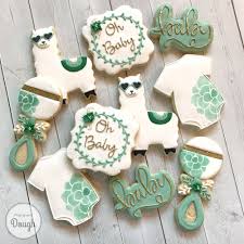 These cactus cookies are great for a wild west birthday party or any other western themed event where you could use some beautiful cactus plants with. Playing With Dough Custom Decorated Baby Cookies