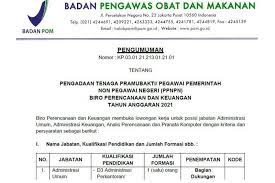 Untuk tahun 2021 sendiri gaji pokok pns masih tetap berpegang pada peraturan pemerintah (pp) nomor 15 tahun 2019. Bpom Buka Lowongan Untuk 4 Posisi Fresh Graduate Bisa Mendaftar Ini Syarat Dan Berkas Yang Diperlukan Halaman All Kompas Com
