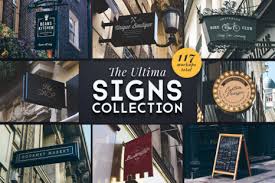 A free office building logo mockup with a photorealistic outcome of the branding design. 100 Signs Facades Mockups In Outdoor Advertising Mockups On Yellow Images Creative Store