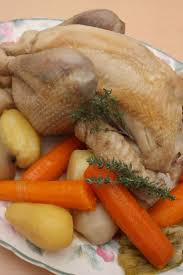 Poule Au Blanc A L Ancienne Recette Recettes De Cuisine Recette Poule Plats En Cocotte
