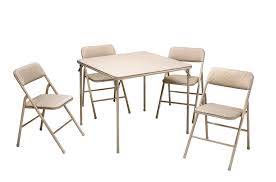 Cosco 14551whd Outdoor Living 5piece Folding Table And Chair Set Tan Be Sure To Check Out This Awesome Product This Table Chair Sets Dining Furniture Sets Table Chairs