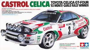 St185 Toyota Celica Gt Four Castrol Monte Carlo Rally 1993 Wrc Toyota Celica Car Model Toyota