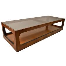 Delightfully tapered legs and a bold floral design make this. Lane Smoked Glass Top Coffee Table At 1stdibs