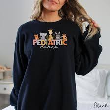 Pediatric Nurse Sweatshirt Crewneck, Pediatric Nurse Animal Crewneck, Peds  Nurse Sweatshirt Gift, Pediatric Nurse Gift, Pediatric Peds Crew