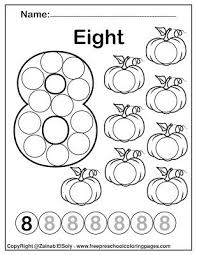 Pin on spring do a dot marker free coloring pages. Number 8 Eight Do A Dot Marker Activity Math Activities Preschool Dot Markers Free Preschool