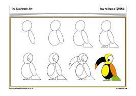 This group of lessons is probably one of my favorite categories on our entire website ? Teach Your Children How To Draw Adorable Rainforest Animals With These Rainforest Animals Drawings Drawing For Kids