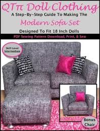 Modern Sofa Set 18 Doll Furniture American Girl Doll Furniture Doll Furniture Modern Sofa Set
